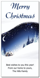 Sparkling Christmas Nighttime Village Cards  4